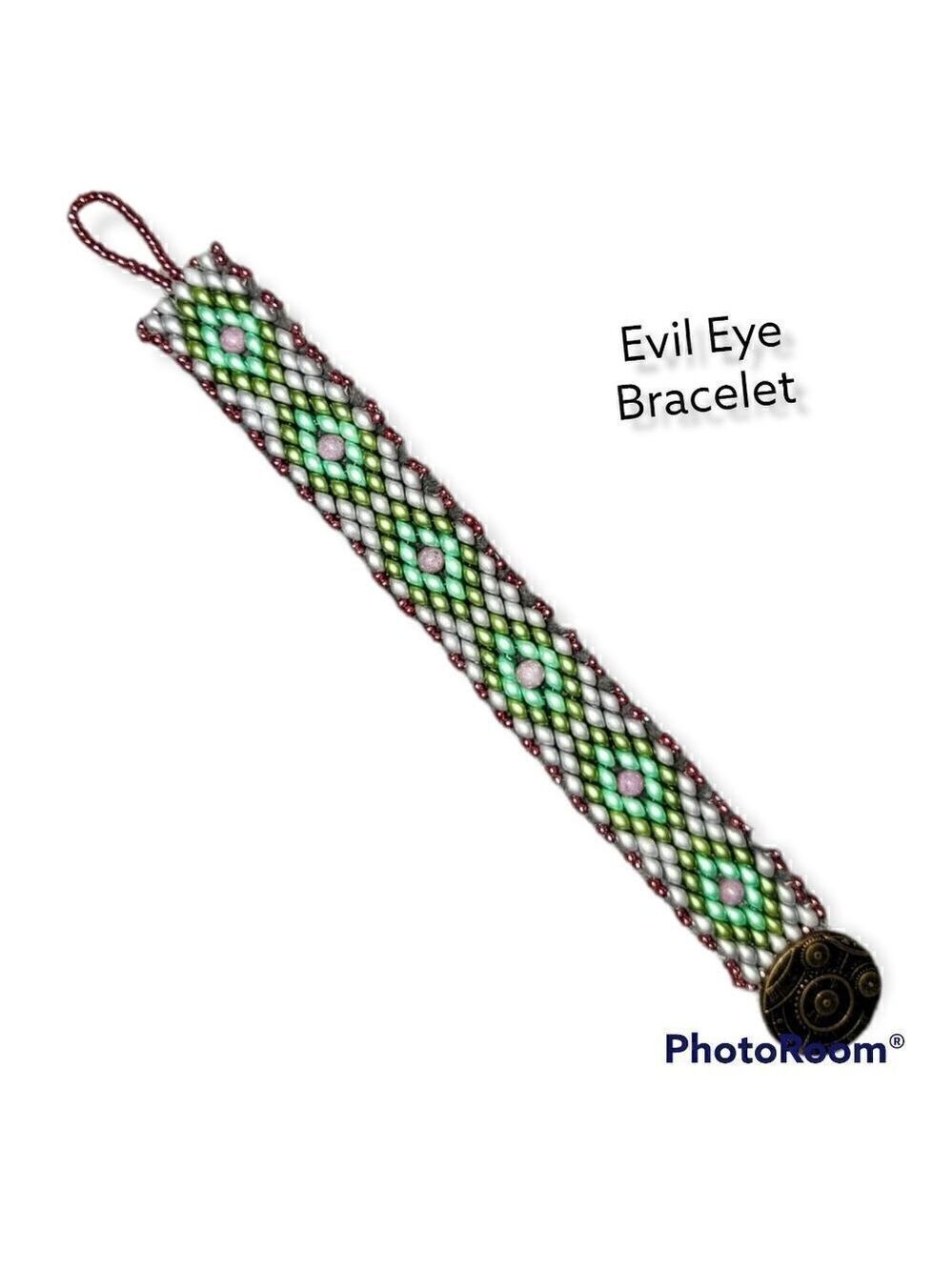 Evil Eye Bracelet Beaded #B208